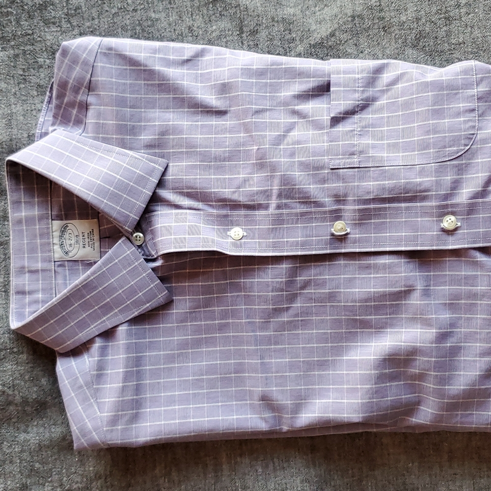 Brooks Brothers non-iron dress shirt Regent fit